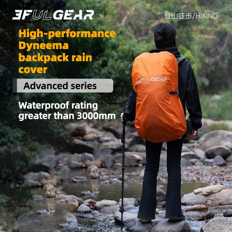 Outdoor Sport Climbing Gear - 3F UL GEAR 20-85L バックパックレインカバー反射防水バッグ戦術キャンプハイキング登山防塵レインカバーアウトドアスポーツ