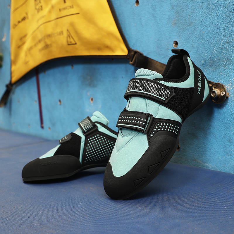 Outdoor Sport Climbing Gear - 軽量ロッククライミングトレーニングシューズ粘着性のあるゴム底柔軟なギア屋内屋外ボルダリングスポーツクライミングフットウェア用