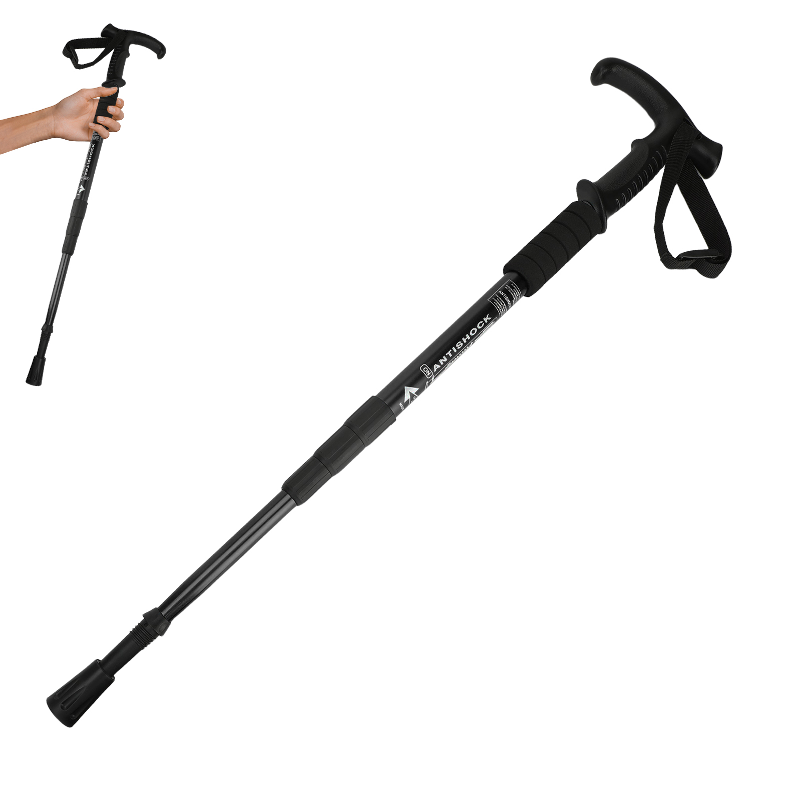 アルミ合金製ウォーキングスティック ハイキング用 男女兼用  - Outdoor Sport Climbing Gear のレビューと価格