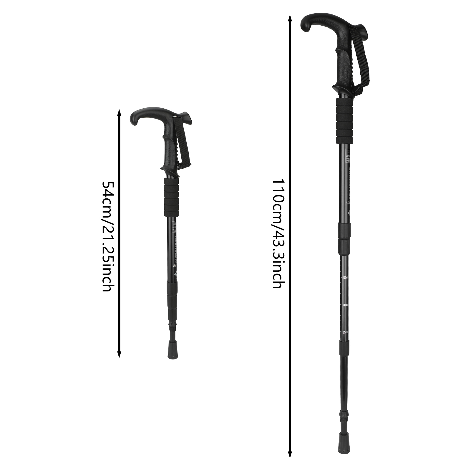 アルミ合金製ウォーキングスティック ハイキング用 男女兼用  - Outdoor Sport Climbing Gear のレビューと価格