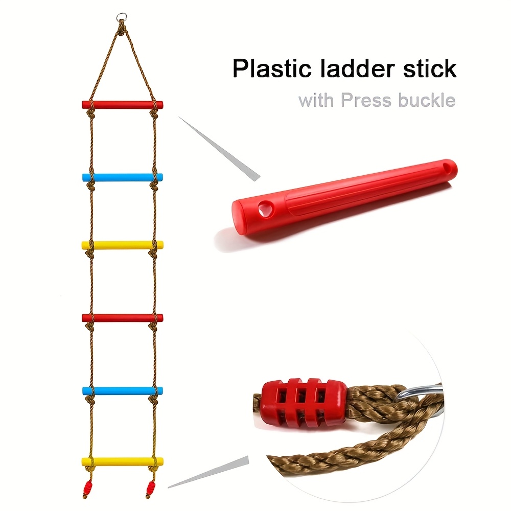 1pc カラフルな子供用クライミングラダースイング耐久性のあ - Outdoor Sport Climbing Gear のレビューと価格