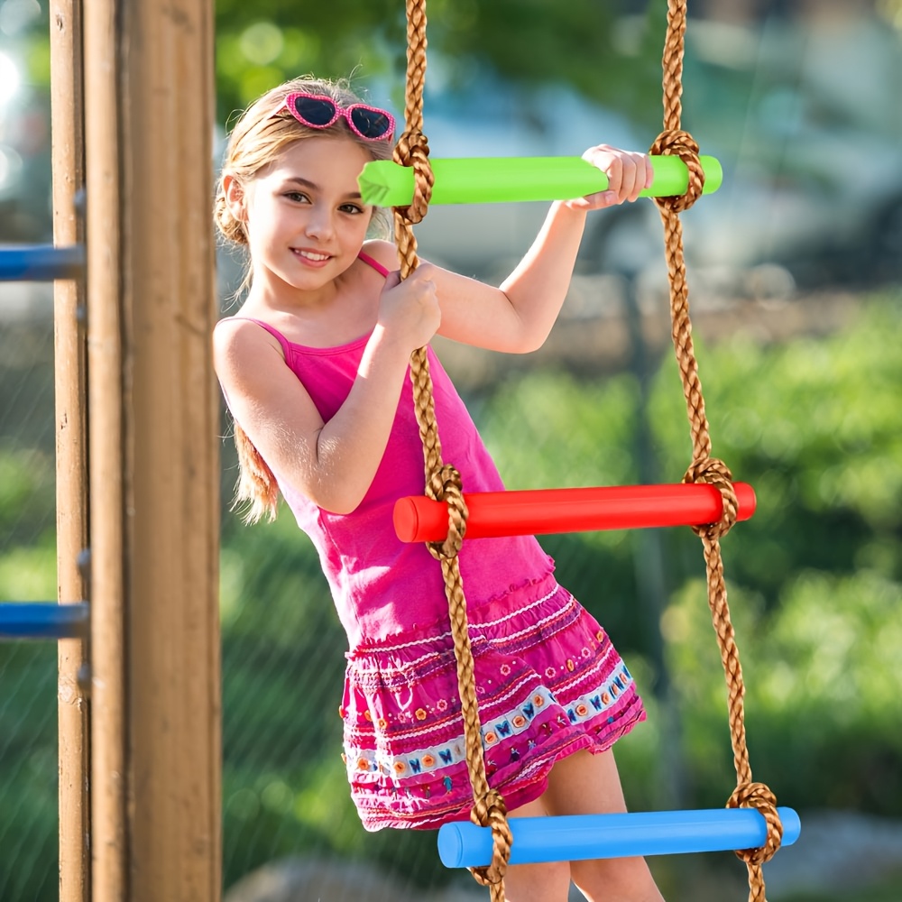 1pc カラフルな子供用クライミングラダースイング耐久性のあ - Outdoor Sport Climbing Gear のレビューと価格