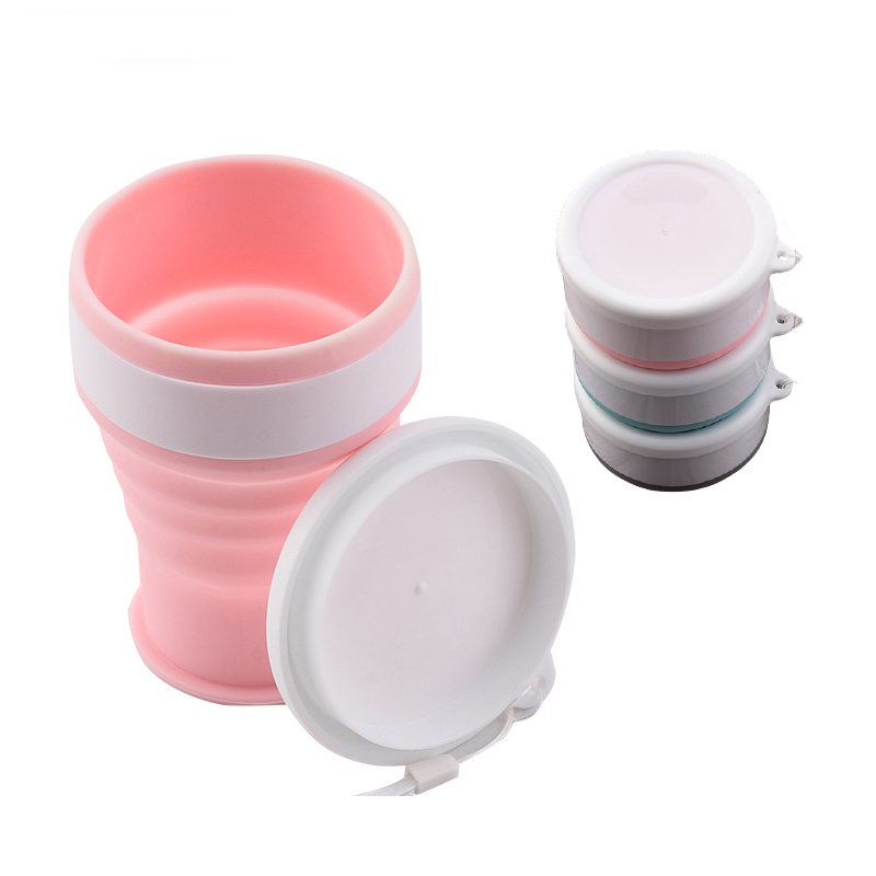 キャンプ用折りたたみ式シリコンカップ,ポータブル,伸縮式,屋 - Outdoor Sport Glass Water Bottle のレビューと価格